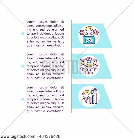 Video Game Design Careers Concept Icon With Text. Programmer, Animator. Job Market. Game Industry. P