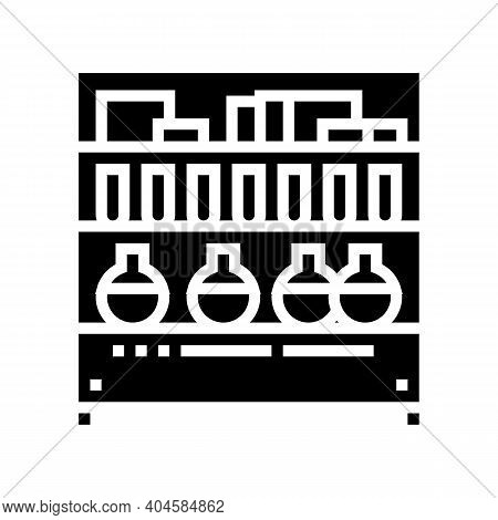 Pharmaceutical Manufacturing Ingredients Glyph Icon Vector. Pharmaceutical Manufacturing Ingredients