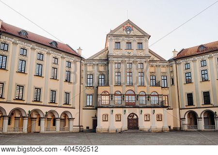 Medieval Castle In Nesvizh, Minsk Region, Belarus.nesvizh Castle