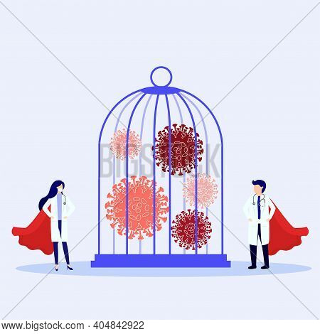 Doctor Is A Hero Concept.