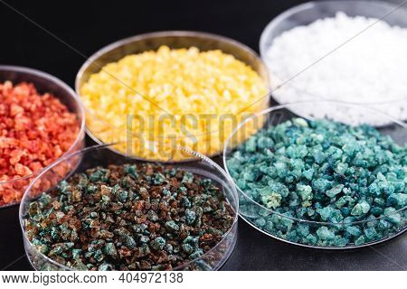 Molten Chloride Salts, Crystals And Crystallized Rare Earth Sediments, Chemicals Used In Industry Fo