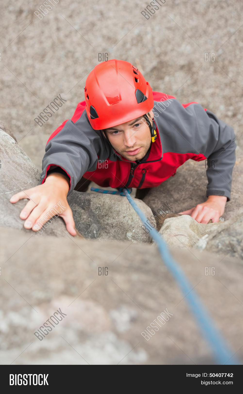 Focused Man Climbing Image & Photo (Free Trial) Bigstock