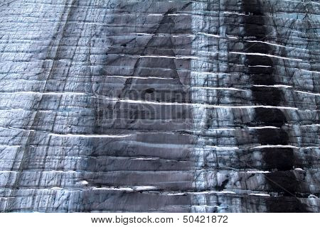 The Stone River On A Glacier 2