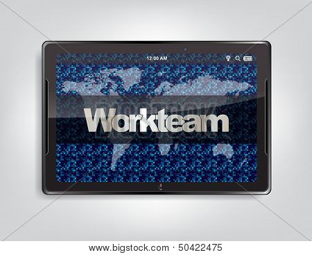 Tablet Computer Background