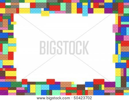 Toy Bricks Picture Frame