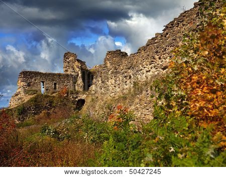 The ancient destroyed fortress. Petersburg. Russia. Koporye