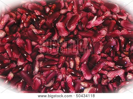 red beans, красная фасоль