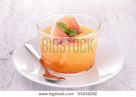 melon gazpacho, cold soup