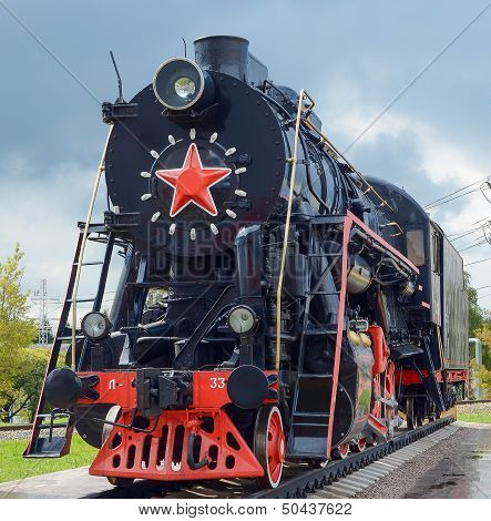 Old steam locomotive