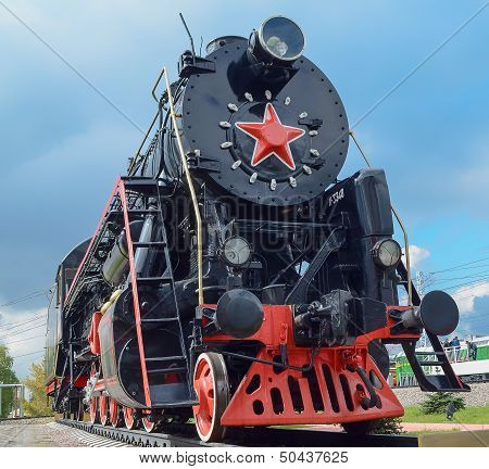 Old steam locomotive
