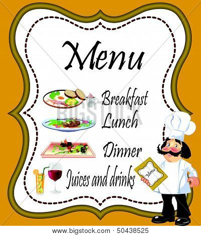 Menu  design