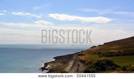 Beachy Head Walks Blue Sea Landscape