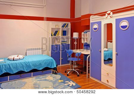 Blue Child Bedroom