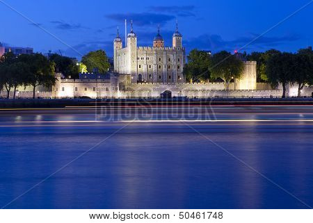 Tower Of London And The River Thames