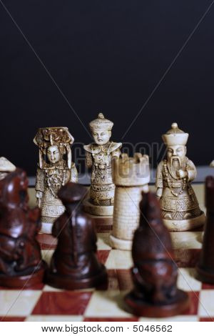 Jeu d'échecs, chinoise