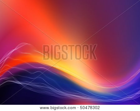 ภาพแสดงคลื่นแฟร็กทัล