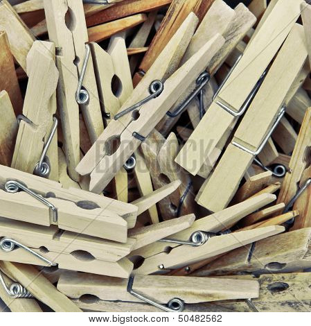 Wooden Clothes Pegs
