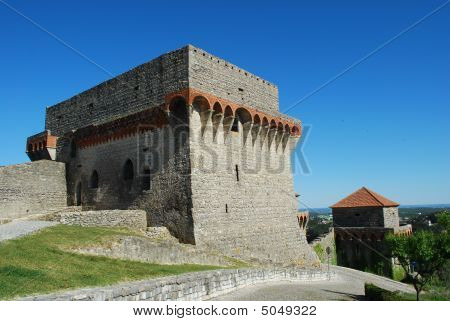 Ourém Castle (blue Sky Background)