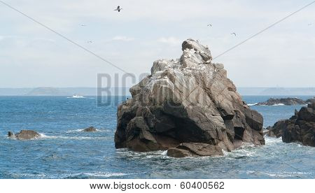 Rock Formation At Seven Islands
