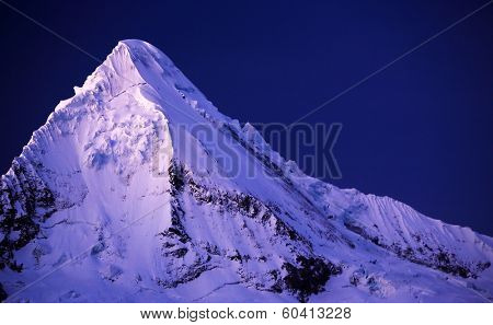 Artesonraju Peak (6025m) in Cordilera Blanca, Peru, South America