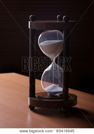 Sandglass On The Table