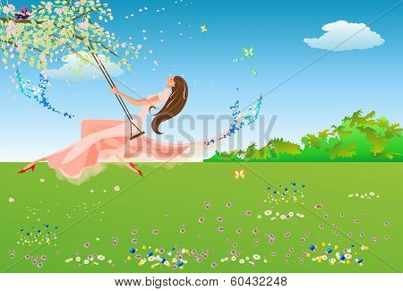 spring on the swing