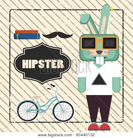 Hipster Bunny