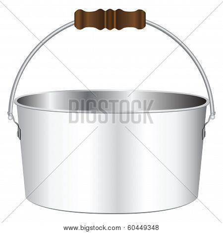 Flat Pot For The Bonfire