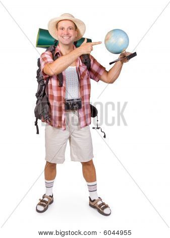 turistico sorridente