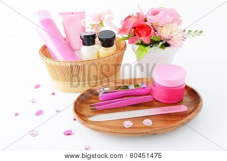 Skincare products with nail care articles
