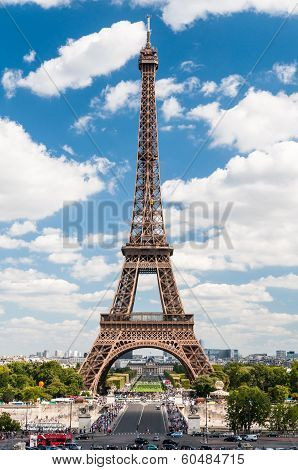 The Eiffel Tower In Paris France