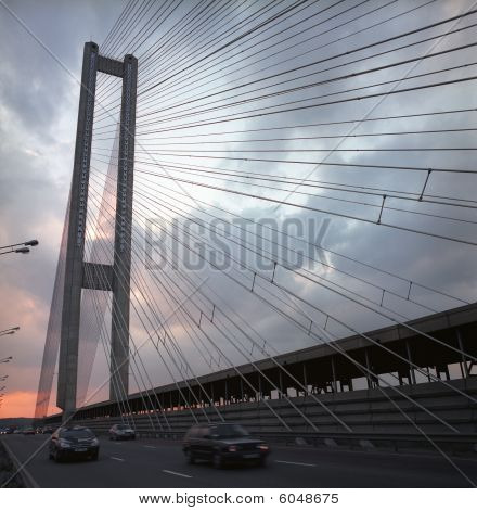 Den sydlige bro. Kiev, Ukraine.
