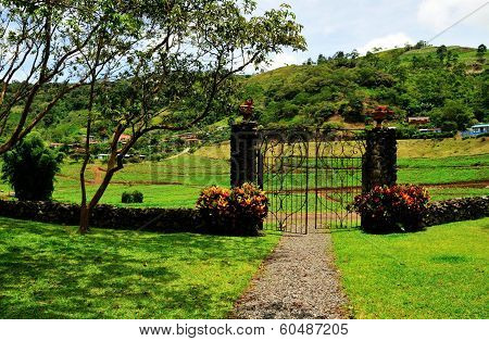 Entrance To Mansion