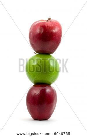 Stacked Apples