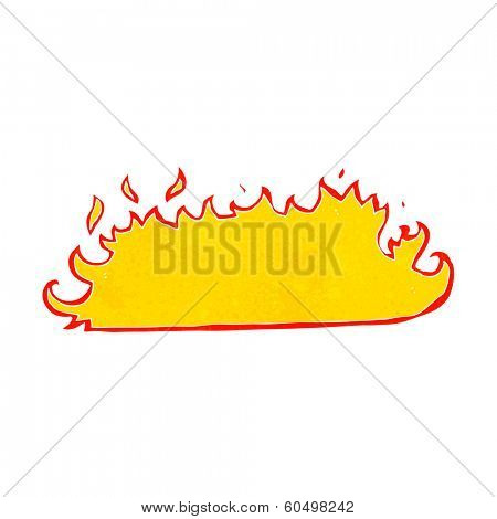 cartoon fire border