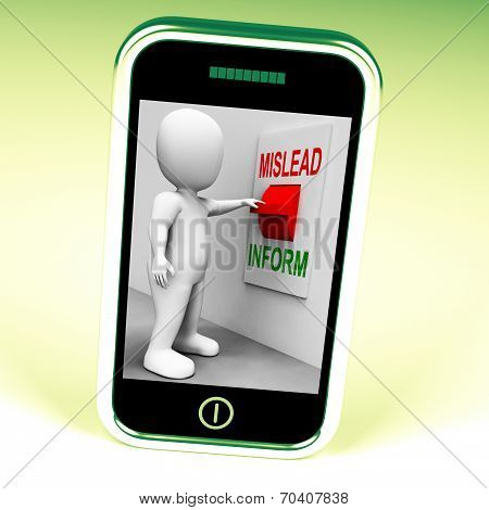 Mislead Inform Switch Shows Misleading Or Informative Advice