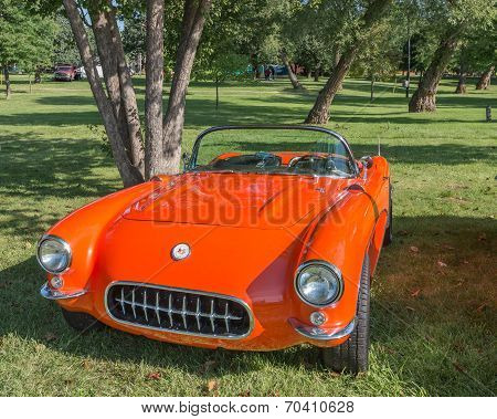 1956-57 Corvette At The Woodward Dream Cruise