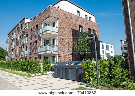 New apartment house in Hamburg