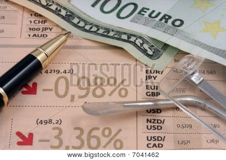 Symbole der Finanzkrise