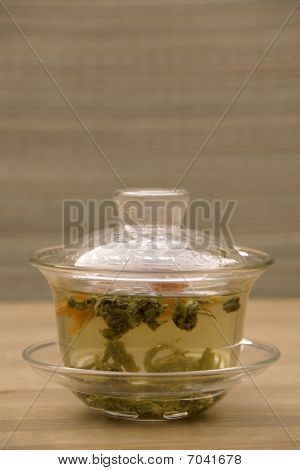 Zielona herbata chińska w Gaiwan