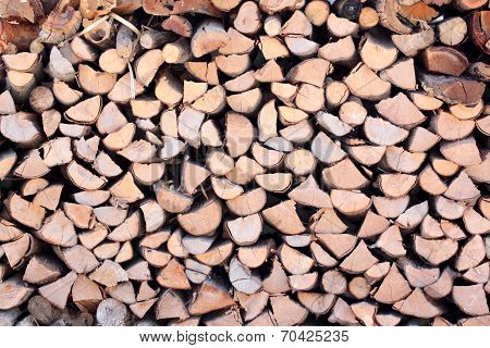 Raw Material Of Fuelwood.