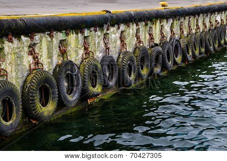 Bumpers with tire