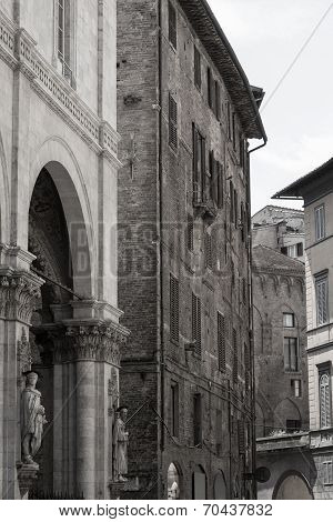 Buildings And Streets Of Siena
