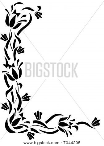 花のフレーム