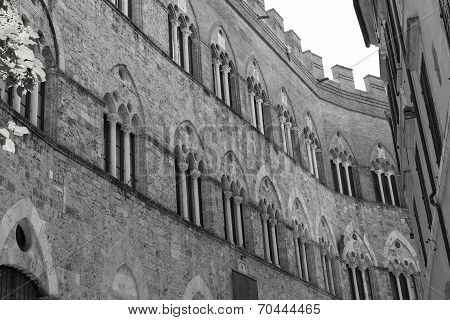 Buildings And Streets Of Siena