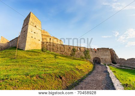 Rupea Castle Near Brasov, Medieval Fortress