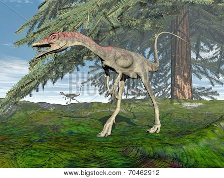 Compsognathus dinosaur - 3D render