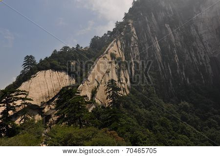 China scenery of Huashan
