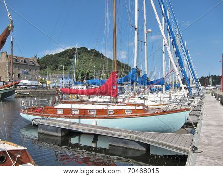 Sailboat In Harbour
