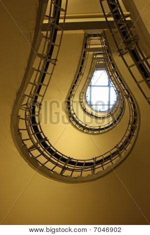A escadaria de cubista